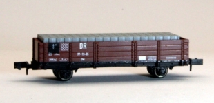KARSEI Modellbahn 29103 - TTe - Offener Güterwagen Gattung 775 mit Hohlblockstein-Ladung, DR, Ep. IV